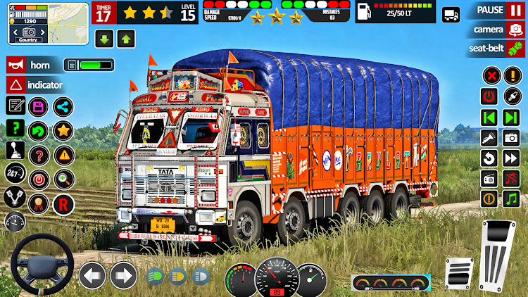 #3. Indian Lorry Truck Driving 3d (Android) By: Twins Inc.