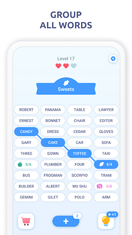 #2. Associations - Word Games (Android) By: Hitapps Games