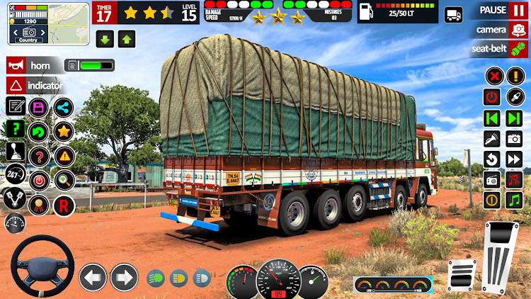 #4. Indian Lorry Truck Driving 3d (Android) By: Twins Inc.