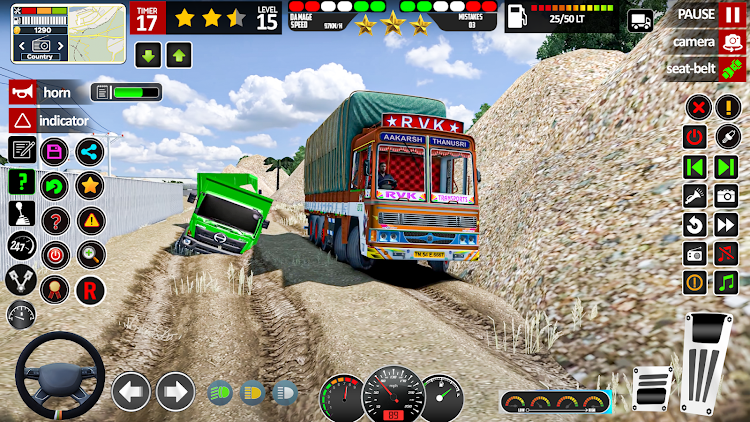 #8. Indian Lorry Truck Driving 3d (Android) By: Twins Inc.