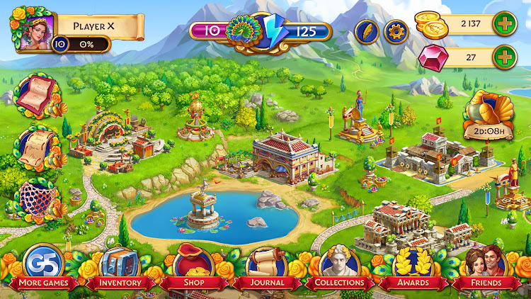 #7. Jewels of Rome: Gems Puzzle (Android) By: G5 Entertainment