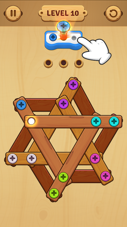 #2. Screw Color: Wood Jam (Android) By: KEEGO!