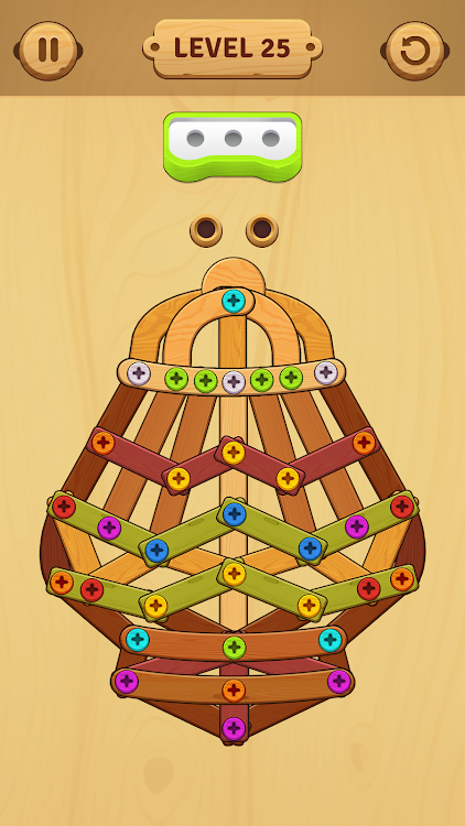 #4. Screw Color: Wood Jam (Android) By: KEEGO!