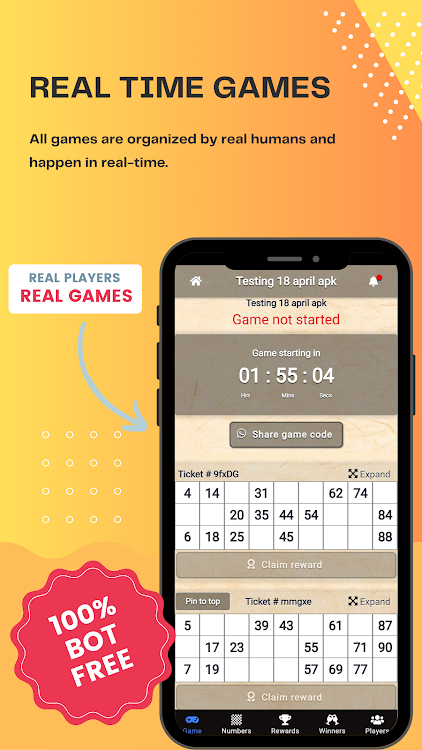 #3. Party Tambola Daily Live Games (Android) By: Quadralyst Private Limited