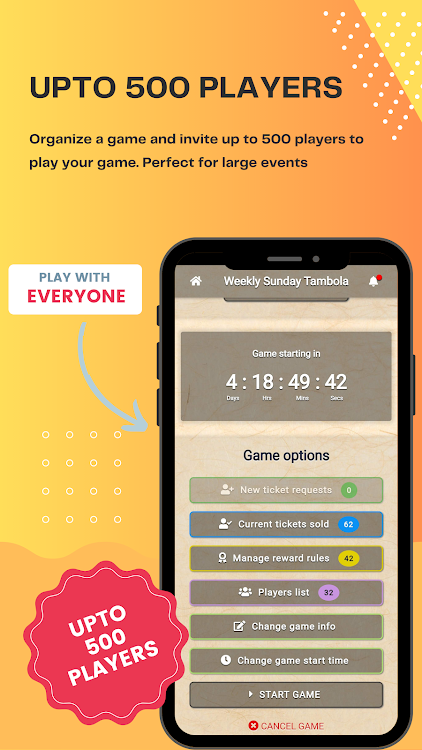 #4. Party Tambola Daily Live Games (Android) By: Quadralyst Private Limited