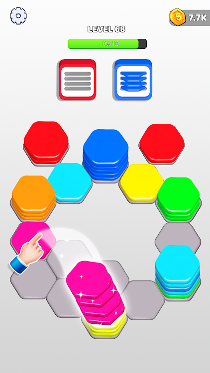 #4. Hexa Jam Puzzle: Sorting Games (Android) By: Play Stove