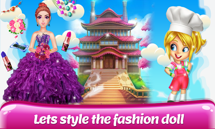 #2. Fashion Doll Cake Games (Android) By: Pop it Games