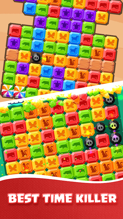 #5. Pop Block: Match The Animals (Android) By: CasualBrains