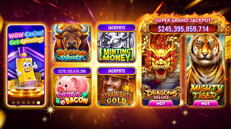 #6. WOW Slots: VIP Online Casino (Android) By: Gamesofa Inc.