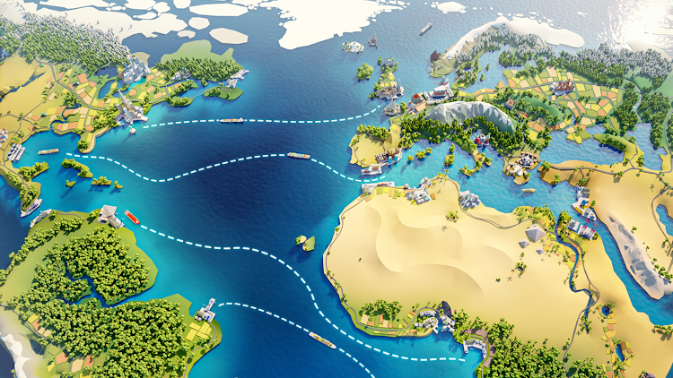 #4. Port City: Ship Tycoon (Android) By: Pixel Federation Games