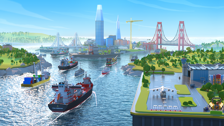 #5. Port City: Ship Tycoon (Android) By: Pixel Federation Games