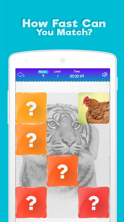 #5. Match Game: Animals (Android) By: Dream_Studio