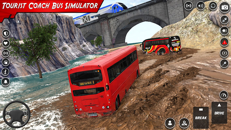 #2. Offroad Bus Simulator 3d drive (Android) By: Gaming Switch