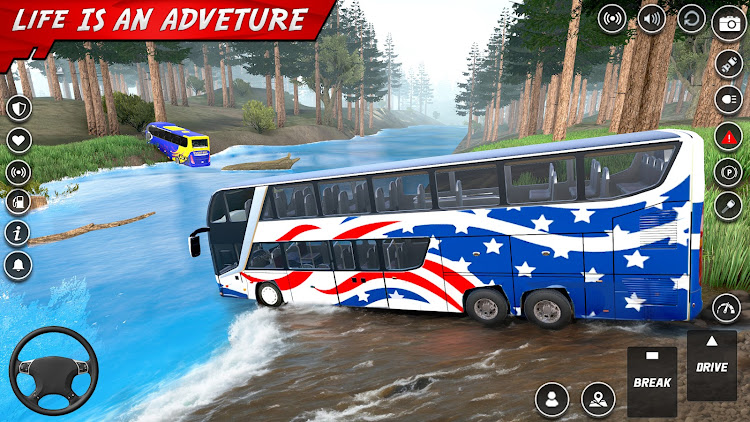 #3. Offroad Bus Simulator 3d drive (Android) By: Gaming Switch