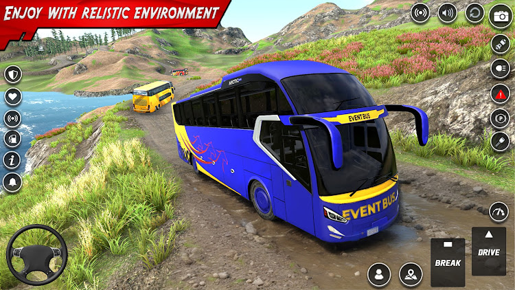 #5. Offroad Bus Simulator 3d drive (Android) By: Gaming Switch