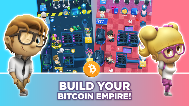 #2. Crypto Miner: Bitcoin Factory (Android) By: Hora Games