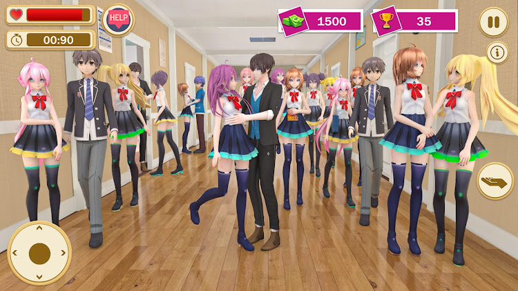 #2. High School Girl Life Sim 3D (Android) By: Virtual Entertainment Studio