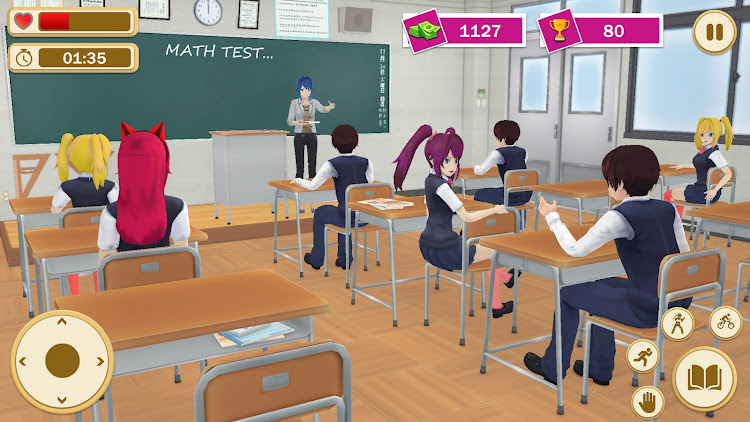 #3. High School Girl Life Sim 3D (Android) By: Virtual Entertainment Studio