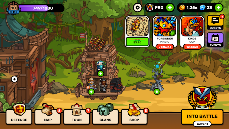 #8. Tower Defense: Towerlands (TD) (Android) By: Black Bears Publishing