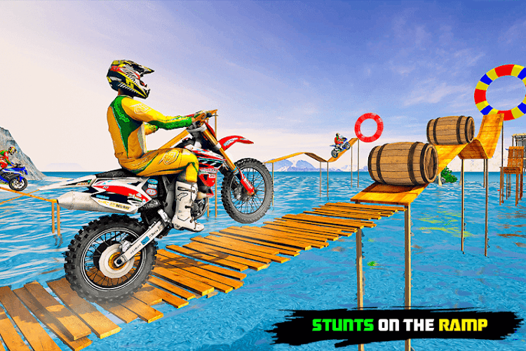 #5. Extreme Tricky Bike stunt Sim (Android) By: Extreme Games Production