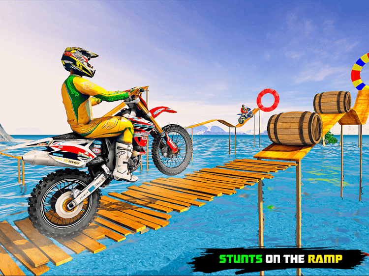 #9. Extreme Tricky Bike stunt Sim (Android) By: Extreme Games Production