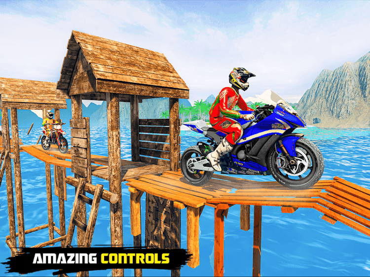 #10. Extreme Tricky Bike stunt Sim (Android) By: Extreme Games Production