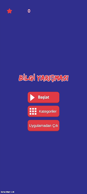 #5. Bilgi Yarışması (Android) By: Serhat Bilişim