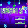 Neon colorful stars icon