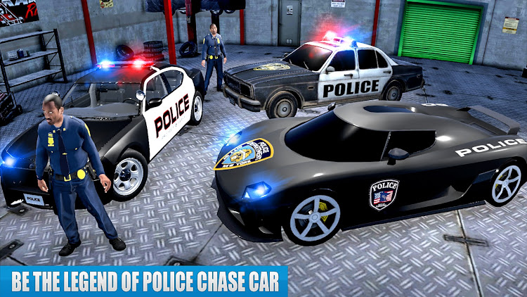 #4. US Police Car driving Chase 3D (Android) By: STV Games