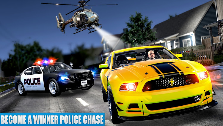 #9. US Police Car driving Chase 3D (Android) By: STV Games