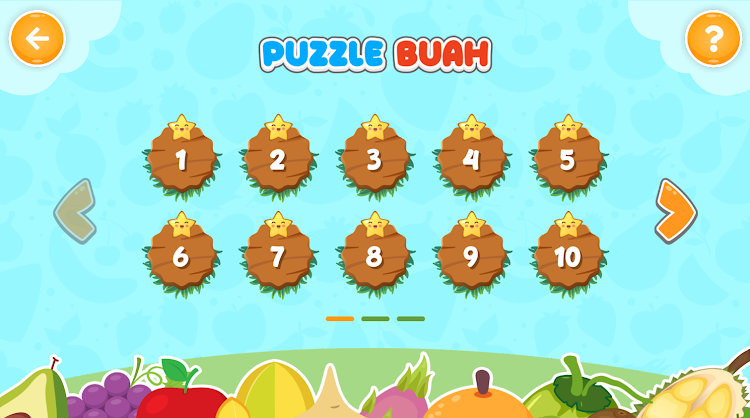 #2. Puzzle Buah dan Sayur (Android) By: Qreatif