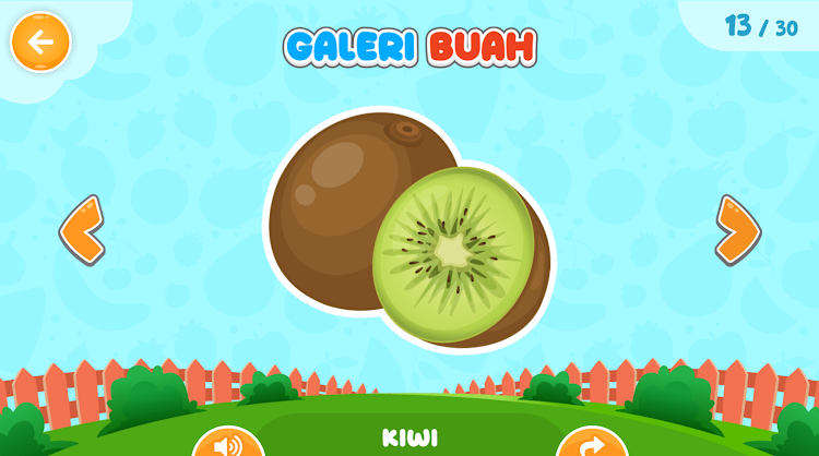 #7. Puzzle Buah dan Sayur (Android) By: Qreatif