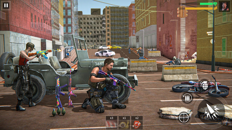 #2. Cover Shooter Game - Gun Games (Android) By: Hazel Mobile Games