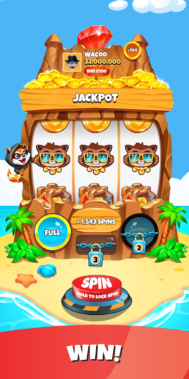 #3. Coin Splash: Master Slots Game (Android) By: Mogul Games, Inc.