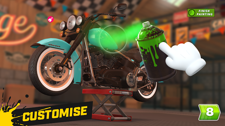 #6. Bike Mechanic (Android) By: Giraffe Games Limited