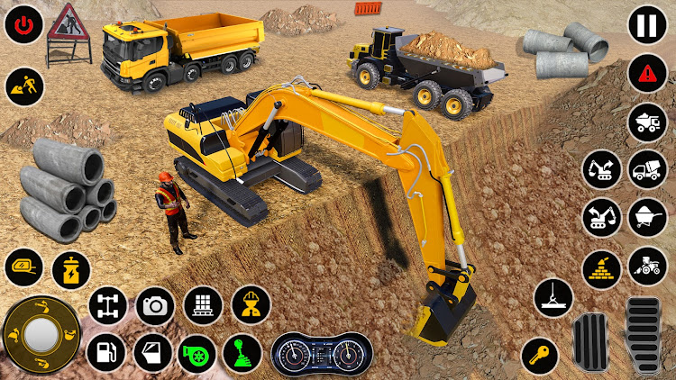 #6. Construction Dump Truck Game (Android) By: Mobile Games Hive