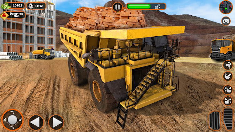 #9. Construction Dump Truck Game (Android) By: Mobile Games Hive