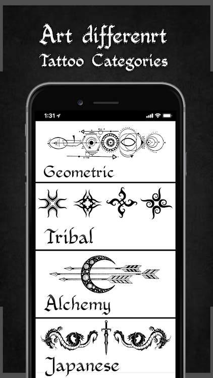 #3. Ink Tattoo:Tattoo Drawing Game (Android) By: Mobile Games Hive