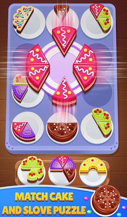 #3. Cake Sort 3d - Match and Merge (Android) By: TechArts Games