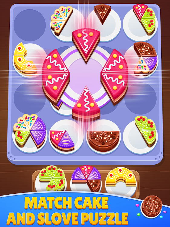 #8. Cake Sort 3d - Match and Merge (Android) By: TechArts Games