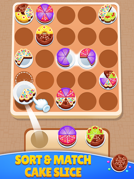 #10. Cake Sort 3d - Match and Merge (Android) By: TechArts Games