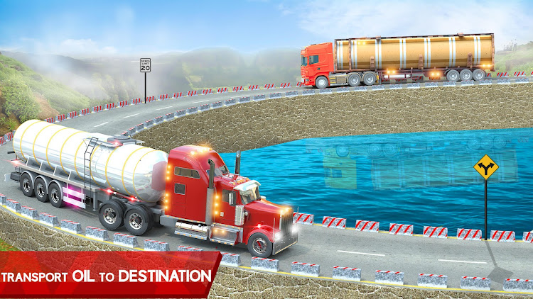 #7. Oil Tanker Games - Truck Games (Android) By: Contra 3D Games