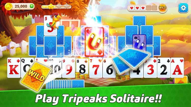 #6. Solitaire TriPeaks: Christmas (Android) By: Xu Solitaire Games