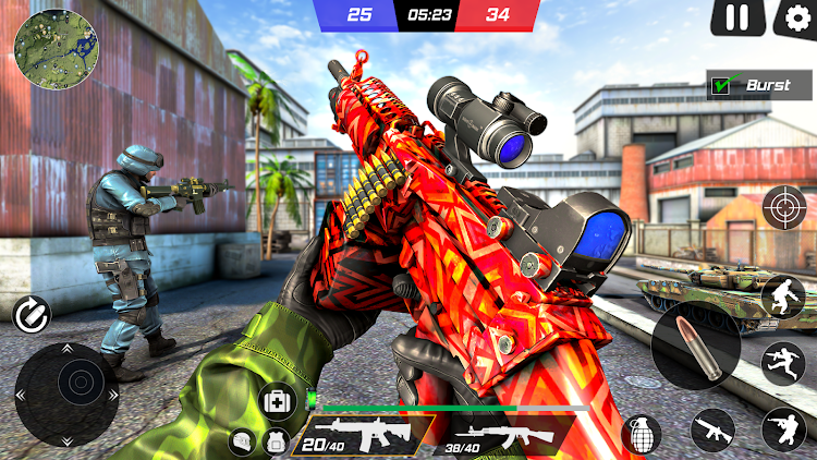 #2. FPS Commando Gun Shooting Game (Android) By: Mobile Games Hive