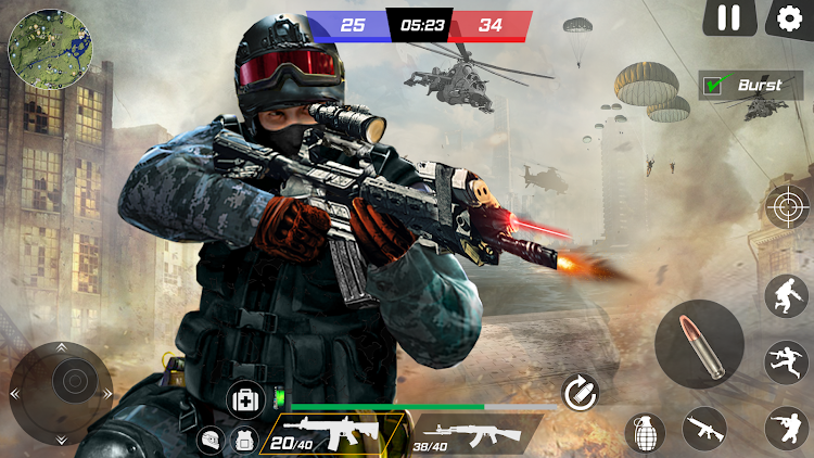 #5. FPS Commando Gun Shooting Game (Android) By: Mobile Games Hive