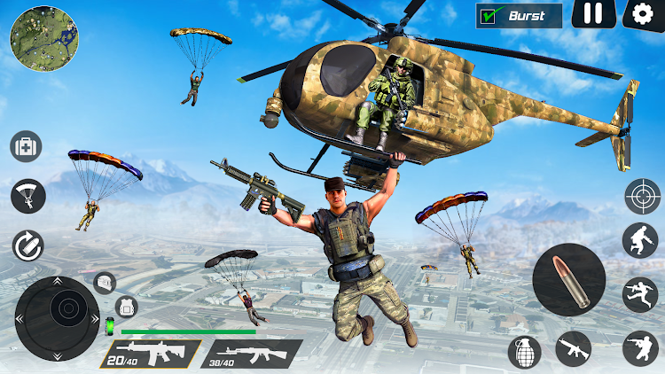 #6. FPS Commando Gun Shooting Game (Android) By: Mobile Games Hive