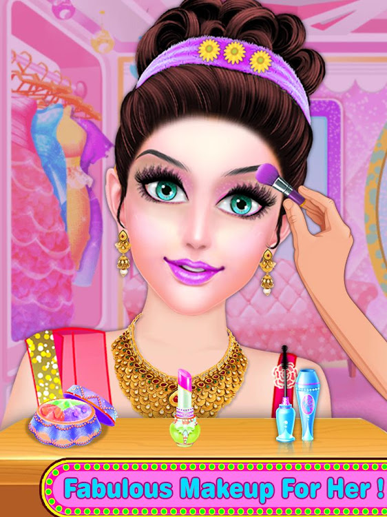 #8. Indian Bride Wedding Makeover (Android) By: playNfun - educational & girl games