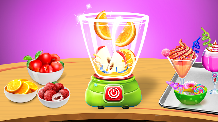 #3. Fruit Blender 3D: Juice Games (Android) By: Sweet Maker Shop