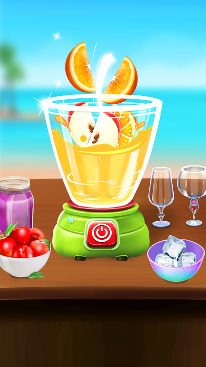 #4. Fruit Blender 3D: Juice Games (Android) By: Sweet Maker Shop