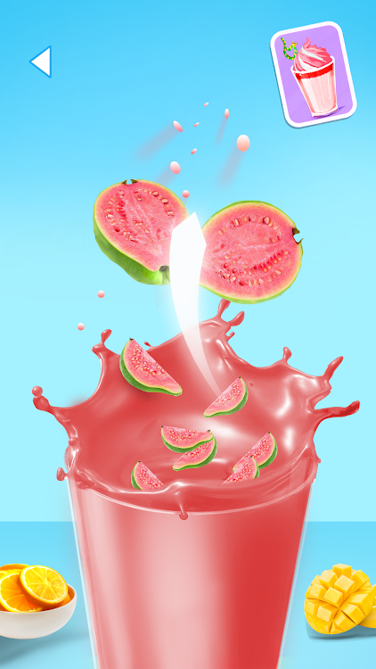 #5. Fruit Blender 3D: Juice Games (Android) By: Sweet Maker Shop